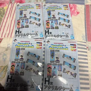 드래곤볼 아크릴 참 4개 세트