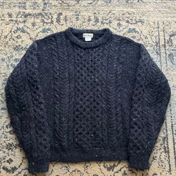 80s L.L.Bean 피셔맨 니트 네프 빈티지