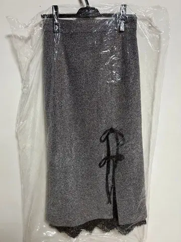 31 Sons de mode 네프 트위드 레이스 트리밍 스커트