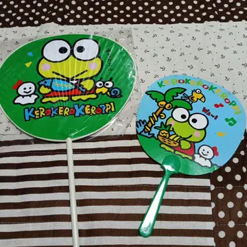 케로케로케롯피 부채 세트