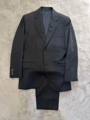 이세탄 남성용 비즈니스 정장 블랙 2버튼 이세탄