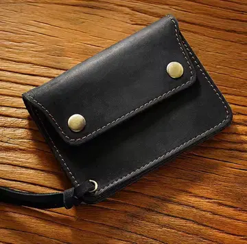 미니 지갑 천연 가죽