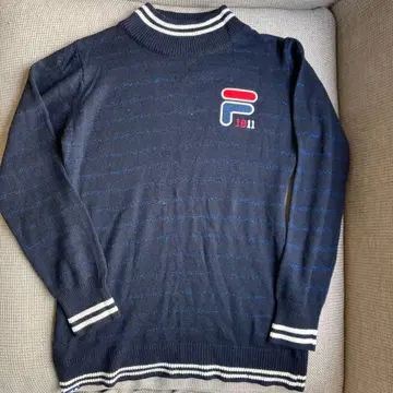 [거의 미사용] 휠라골프 니트 라메 L 사이즈