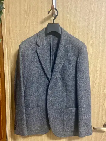 유니클로 트위드 테일러드 자켓