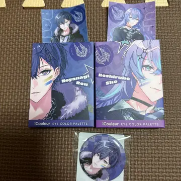 iCouleur 콜라보 별빛 인도 쇼 코야나기 로우 아이 쉐도우 캔뱃지