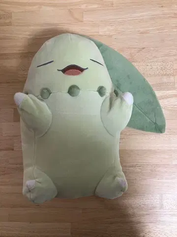 포켓몬 말랑말랑 봉제 인형 Pokemon Sleep 잘자 치코리타
