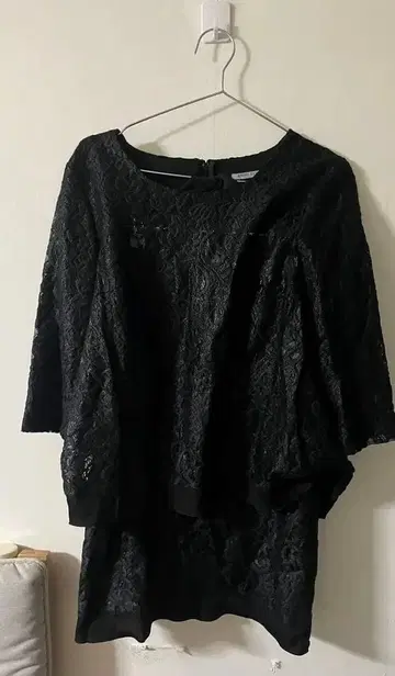 레이스 블랙 오버 사이즈 셋업 포멀하게도