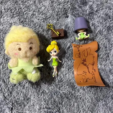 디즈니 피터팬 팅커벨 세트 피규어 봉제 인형