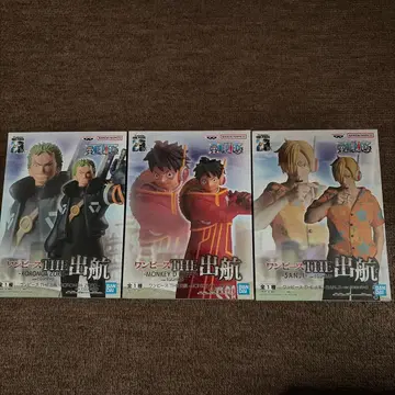 원피스 THE 출항 조로&루피&상디 세트