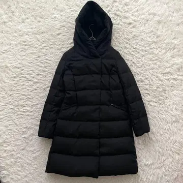 PLST 롱 눕시 다운 자켓 코트 워셔블