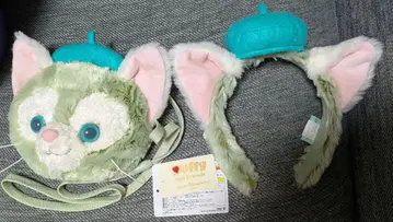 디즈니씨 젤라토니 머리띠 페이스 파우치