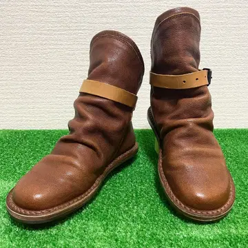 trippen 스트랩 디자인 가죽 부츠