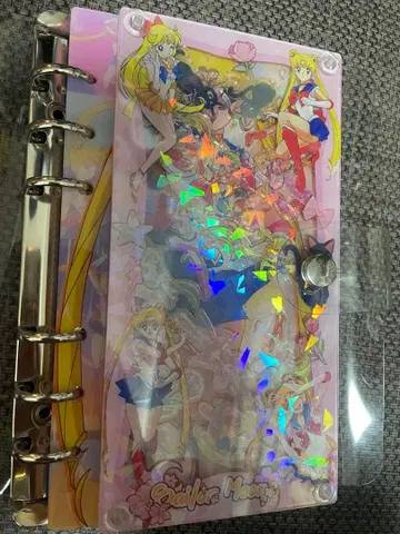 세일러문 바스락 노트 씰북 필름 A6 바인더