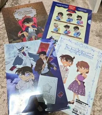 명탐정 코난 클리어 파일 4종 세트