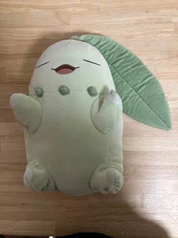 포켓몬 모찌모찌 봉제 인형 Pokemon Sleep 오야스미 치코리타