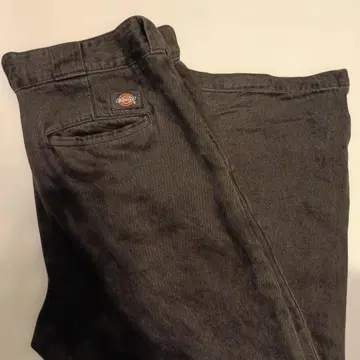 Dickies 블랙 워크 팬츠 데님
