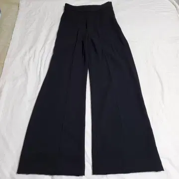 블랙 와이드 팬츠 여성용