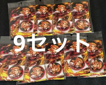 귀멸의 칼날 전집중전 무한열차편 엽서&캔뱃지 세트 렌고쿠 쿄쥬로