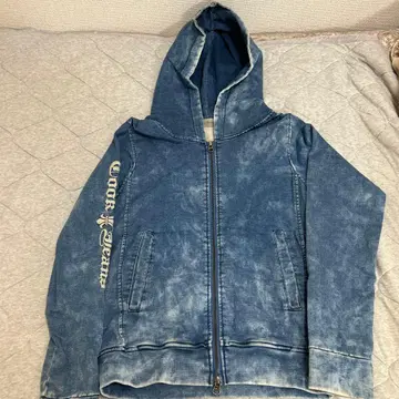 Look Clean 다크 블루 후드티