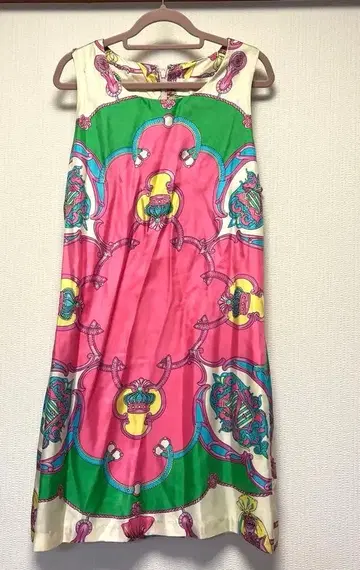 미사용 택 포함 [수입] 실크 슬리브리스 원피스