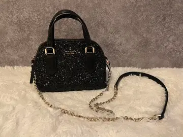 katespade 가죽 글리터 라메 돔형 2Way 숄더