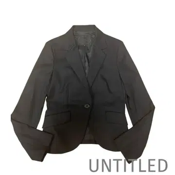 새상품급 UNTITLED 테일러드 자켓 블랙 M 출퇴근 취업활동
