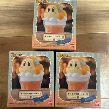 캐릭터 플로트 케이스 와돌디 별의 커비 소품함 반다이 3개 세트