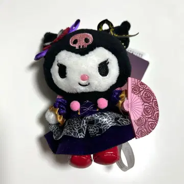 [ 미사용 새상품 ] 산리오 퓨로랜드 할로윈 쿠로미 봉제 인형 키링