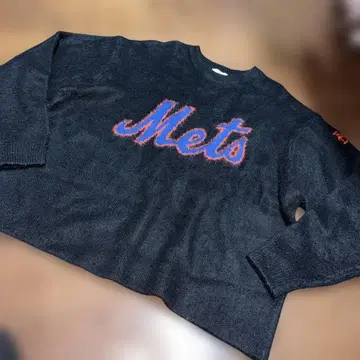 페르슈 Mets 니트 스웨터 블랙