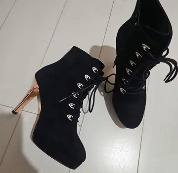 오늘 한정 가격 ady 레이스업 비쥬 골드 힐 숏부츠