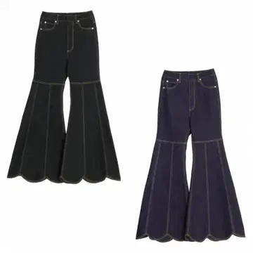 마리콴트 파메오 포즈 Daisy Petal 데님 팬츠