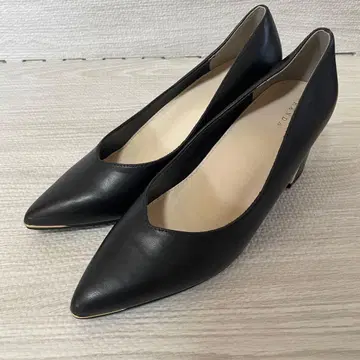 새상품급 RANDA 란다 블랙 펌프스 빅 사이즈 25cm