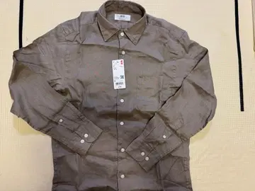 UNIQLO 브라운 긴팔 셔츠 S 사이즈