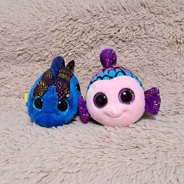 ty 피쉬 봉제 인형 2세트