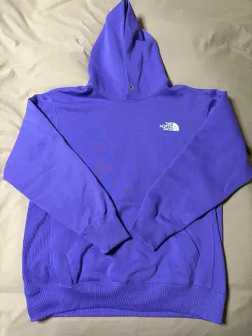 THE NORTH FACE 백 스퀘어 로고 후디 보라색