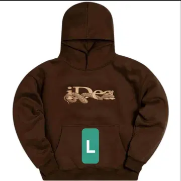 ideaswam 후드티 L 사이즈 브라운