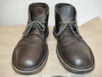 클락스 데저트 부츠 로니 피그 GREY LEATHER