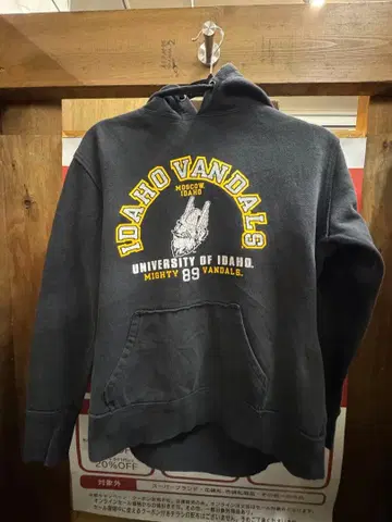 러셀 아이다호 반달스 후드티 90년대