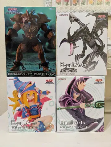 유희왕 듀얼몬스터즈 피규어 4개 세트