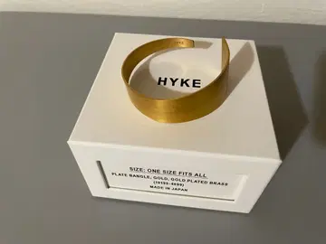 HYKE 골드 플레이트 뱅글