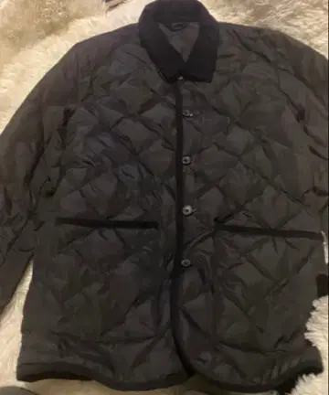 블랙 퀼팅 자켓