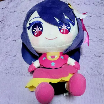 최애의 아이 아이 앉아 봉제인형 BIG 라운드 원 한정판 봉제인형