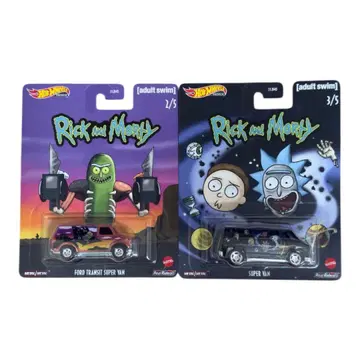 Rick and Morty 미니카 2대 세트