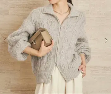 새상품 Plage les Tendre alan zip UP 니트