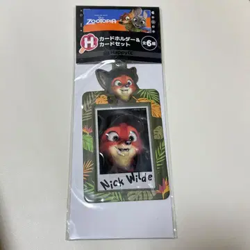 주토피아 Happy 복권 H상 닉 어린 시절 카드 홀더 & 카드 세트