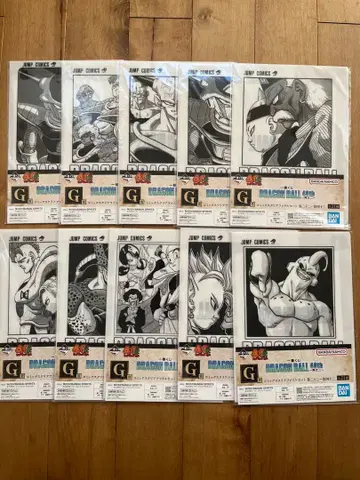 제일복권 드래곤볼 40th 그 두 번째 G상 클리어 파일 10장 세트