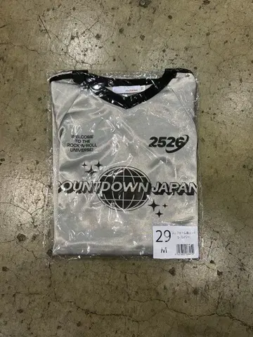 COUNTDOWN JAPAN 2526 실버 T셔츠 M