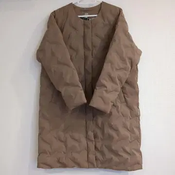 새상품 TIGORA 알루미늄 축열 패딩 노카라 자켓