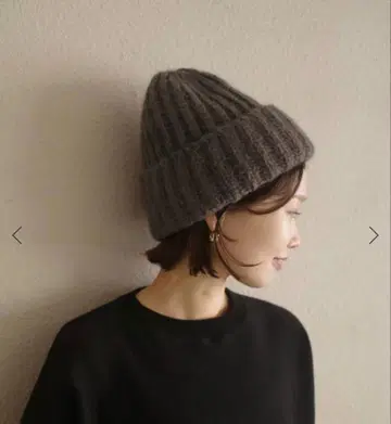 SLOBE IENA FRATELLI TALLI 니트 모자 브라운 A