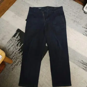 오카야마 데님 / 와이드 핏 데님 팬츠 / 다크 블루